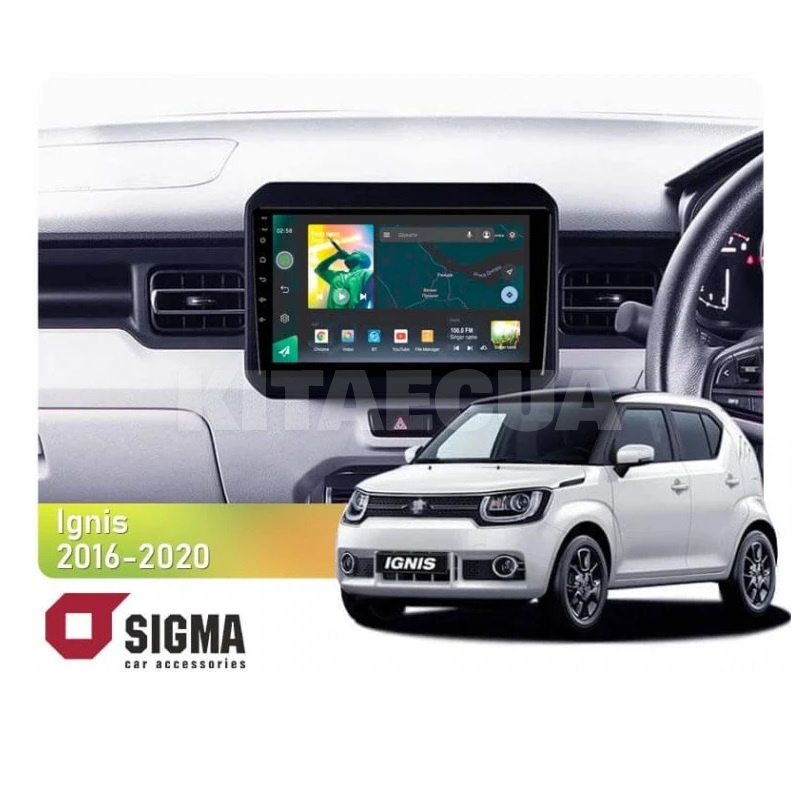 Штатная магнитола X9464 4+64 ГБ 9" Suzuki Ignis 2016-2020 SIGMA4car (39312)