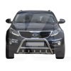 Кенгурятник WT003 Kia Sportage 2010-2015 нержавеющая сталь CAN (ddd3296)