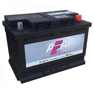 Акумулятор автомобільний 74Ач 680А "+" праворуч AFA