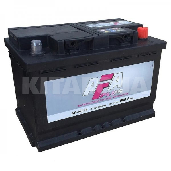 Акумулятор автомобільний 74Ач 680А "+" праворуч AFA (574 104 068)
