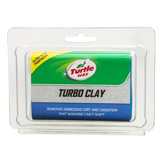 Глина для очищувача кузова 200г синя Turbo Clay Turtle Wax