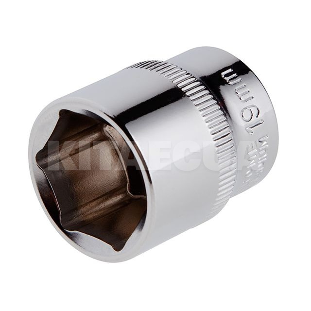 Головка торцева 6-гранна 19 мм 3/8" CR-V Intertool (ET-0419)