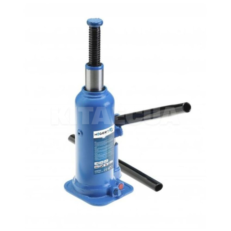 Домкрат гідравлічний пляшковий до 8 т (210мм-405мм) HOGERT (HT8G024)