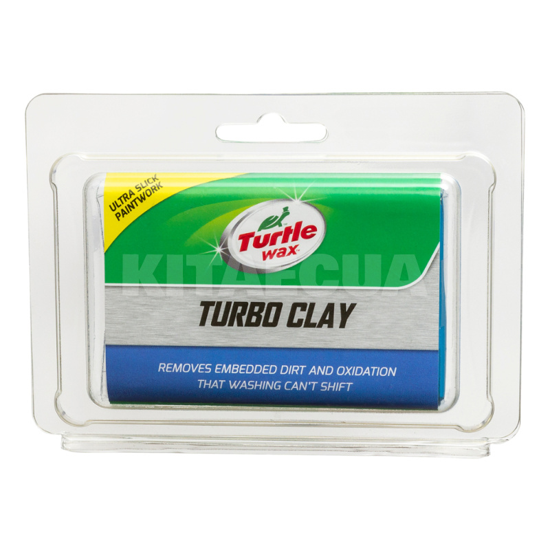 Глина для очищувача кузова 200г синя Turbo Clay Turtle Wax (X8957td)