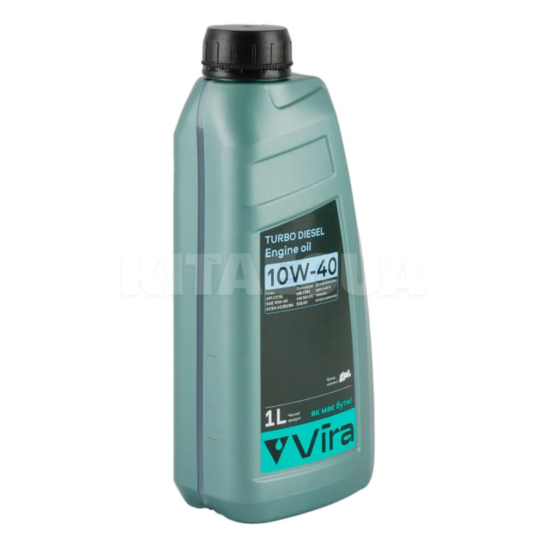 Масло моторное полусинтетическое 1л 10W-40 TURBO DIESEL VIRA (VI0300) - 2