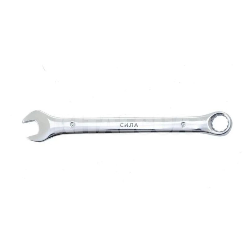 Ключ рожково-накидний 9 мм 12-гранний полірований CrV СИЛА (201059)