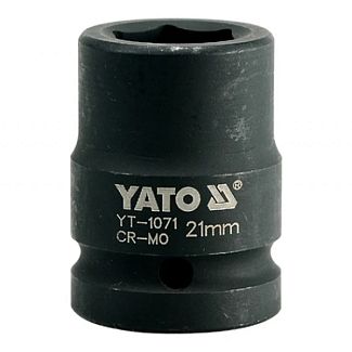 Головка торцева ударна 6-гранна 21 мм 3/4" 50 мм YATO