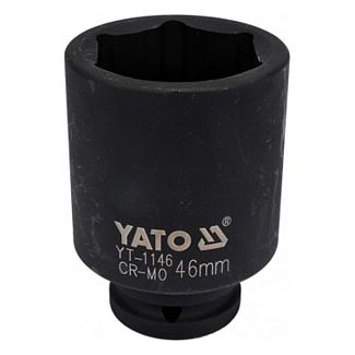 Головка торцевая ударная 6-гранная удлиненная 46 мм 3/4" 90 мм YATO