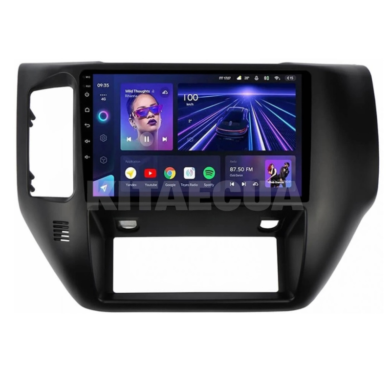 Штатна магнітола CC3L 4+64 Gb 9" Nissan Patrol Y61 2004-2012 LHD Black Teyes (57092)