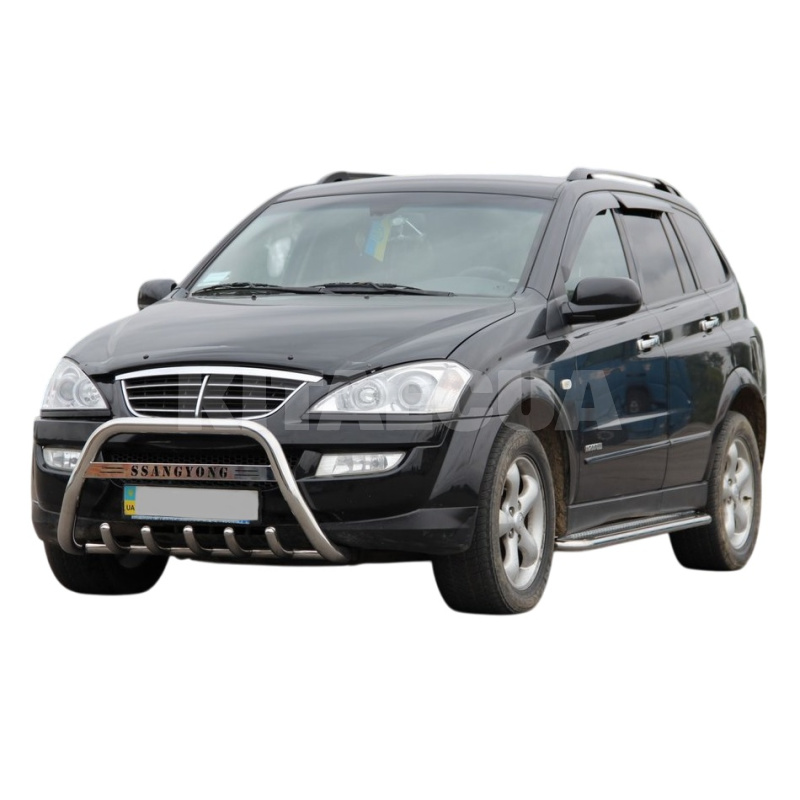 Кенгурятник WT003 SsangYong Kyron 2005-2014 нержавеющая сталь CAN (dug620226) - 5