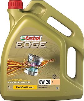 Масло моторное синтетическое 5л 0W-20 Edge Professional V CASTROL