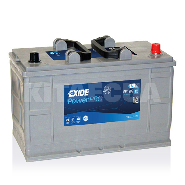 Аккумулятор автомобильный Endurance PRO 120Ач 870А "+" справа EXIDE (EF1202)