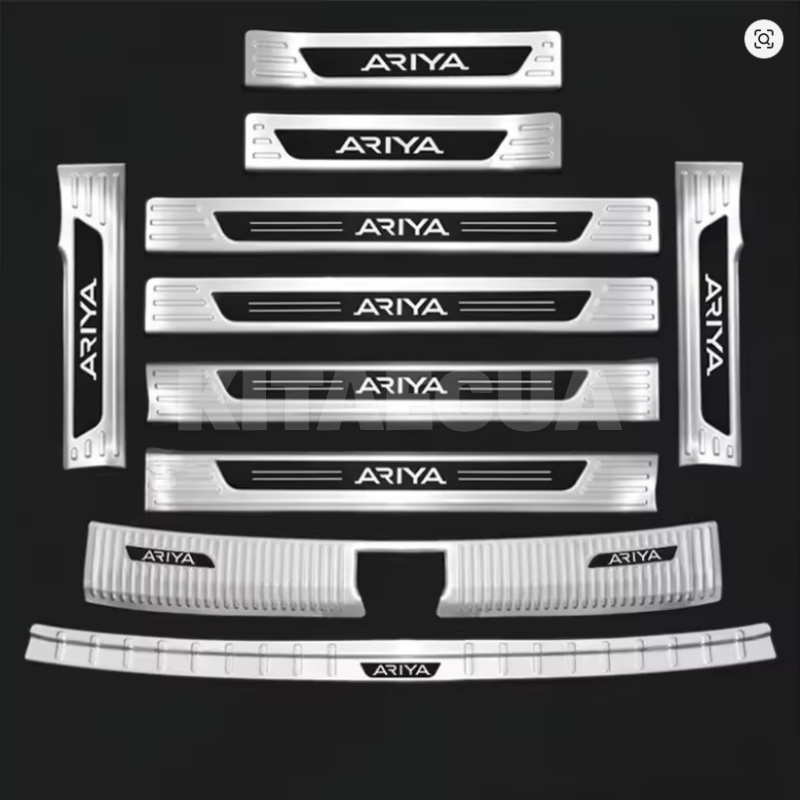 Накладки на пороги на NISSAN Ariya (NNP-NIAR)