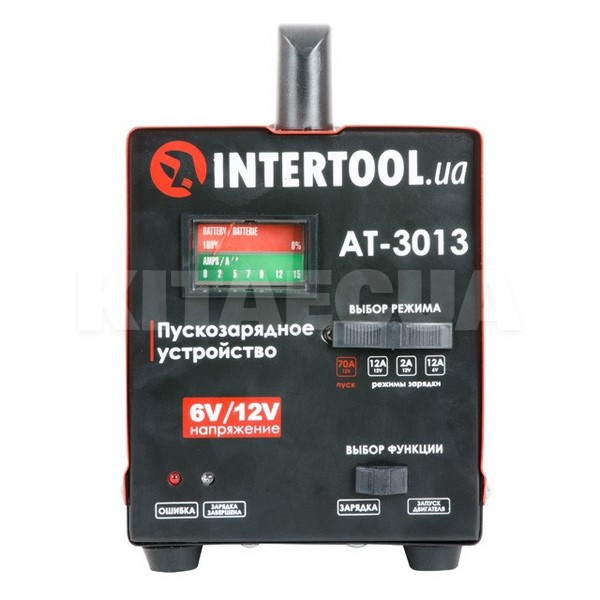 Пуско-зарядний пристрій 6В/12В 70А 90Ач трансформаторне Intertool (AT-3013) - 5