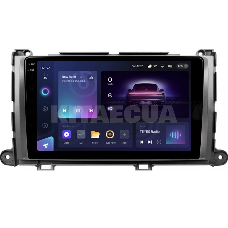 Штатна магнітола CC3 2k 4+32Gb 9" Toyota Sienna 3 XL30 2010-2014 Teyes (36485)