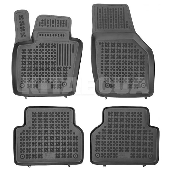 Гумові килимки в салон AUDI Q3 (2011-2018) (4шт) 200315 REZAW-PLAST (24711)