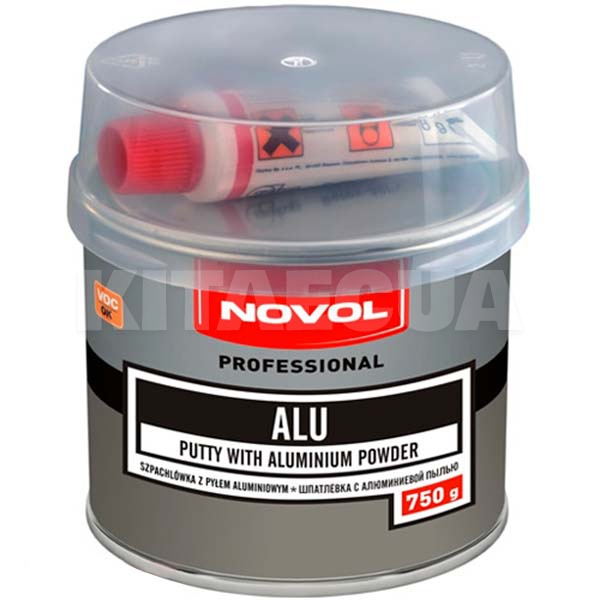 Шпаклевка 750г алюминиевая антикоррозийная ALU NOVOL (00000254965) - 2
