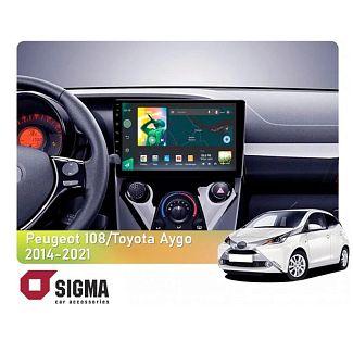Штатная магнитола X10232 2+32 Gb 10" Peugeot 108 2014-2021 (F1)(L1) SIGMA4car