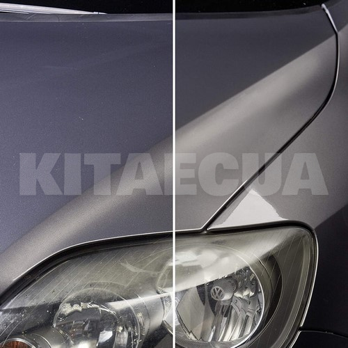 Кольоровий поліроль c воском сіра 500мл Polish&Wax Color NanoPro Sonax (296300) - 4