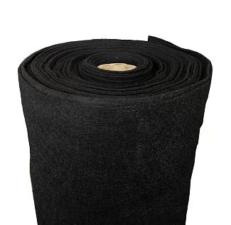 Карпет декоративный облицовочный черный, рулон 1,4м х 50м ШУМOFF