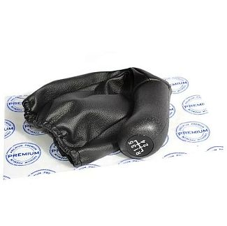 Ручка КПП з кожухом чорна PREMIUM