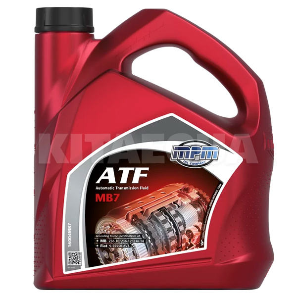 Олія трансмісійна синтетична 4л ATF MB7 MPM (MPM 16004MB7)
