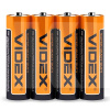 Батарейка солевая SHRINK 1.5В AA 4шт. VIDEX (R6P-AA 4pcs S)