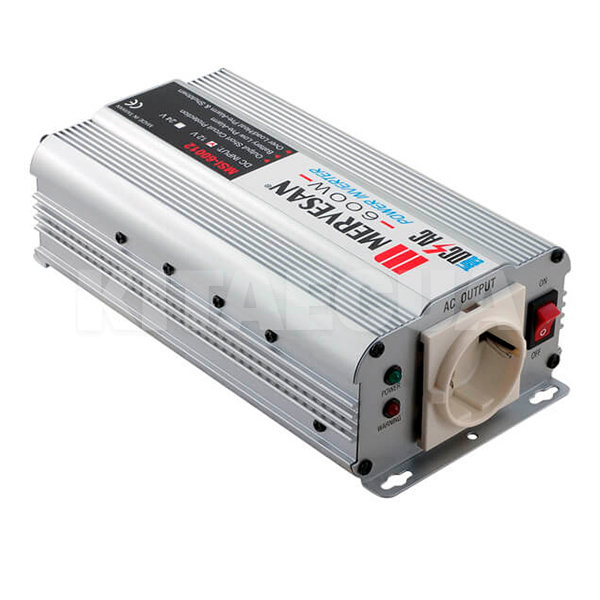 Инвертор 1500Вт 12-220В с розеткой MSI-600-12C MERVESAN (85136)