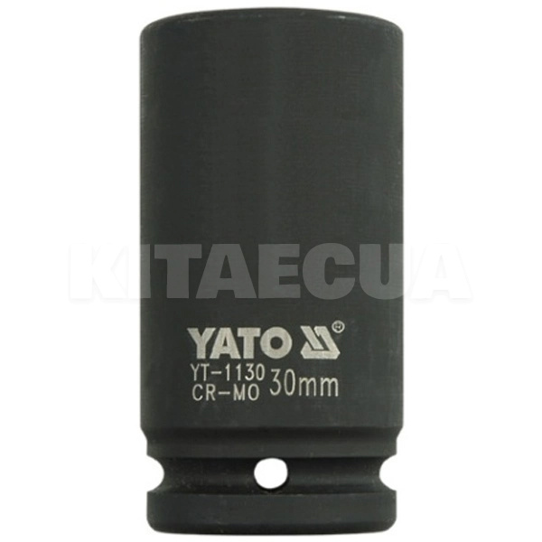 Головка торцевая ударная 6-гранная удлиненная 30 мм 3/4" 90 мм YATO (YT-1130)