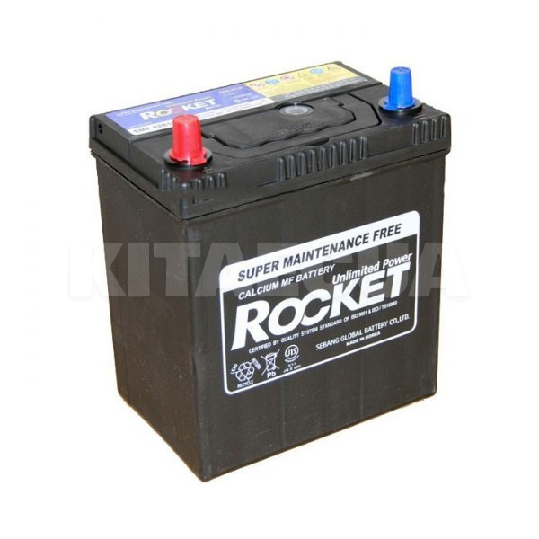 Акумулятор автомобільний 40Ач 340А "+" зліва Rocket (SMF 42B19R)