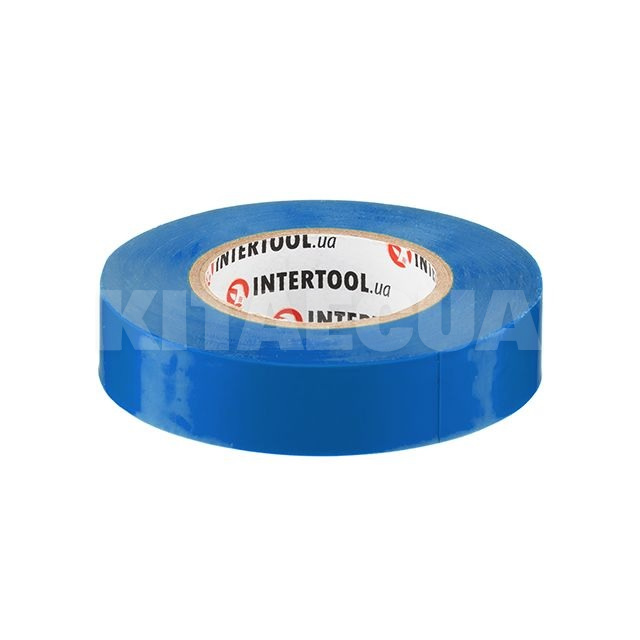 Стрічка ізоляційна 17мм x 20м синя Intertool (IT-0020) - 2