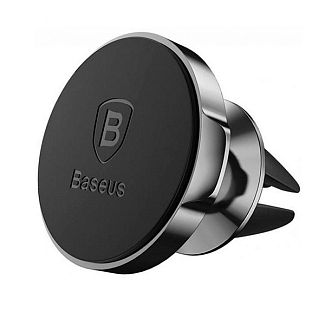 Автомобильный держатель на дефлектор магнитный black BASEUS
