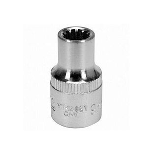 Головка торцевая SPLINE 9 мм 1/2" 38 мм блистер YATO