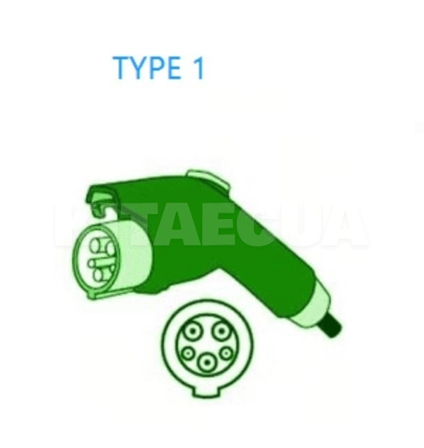 Заряджання Nissan Leaf 3.7 кВт 16А 1-фаза type 1 (американське авто) PRO Wi-Fi EVEUS (M16 T1 Pro) - 9