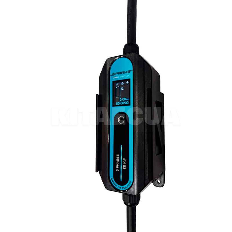 Зарядка для электромобиля 22 кВт 32А 3-фазы Type 2 (европейское авто) Mobile Smart SPARKS (MS332T2) - 2