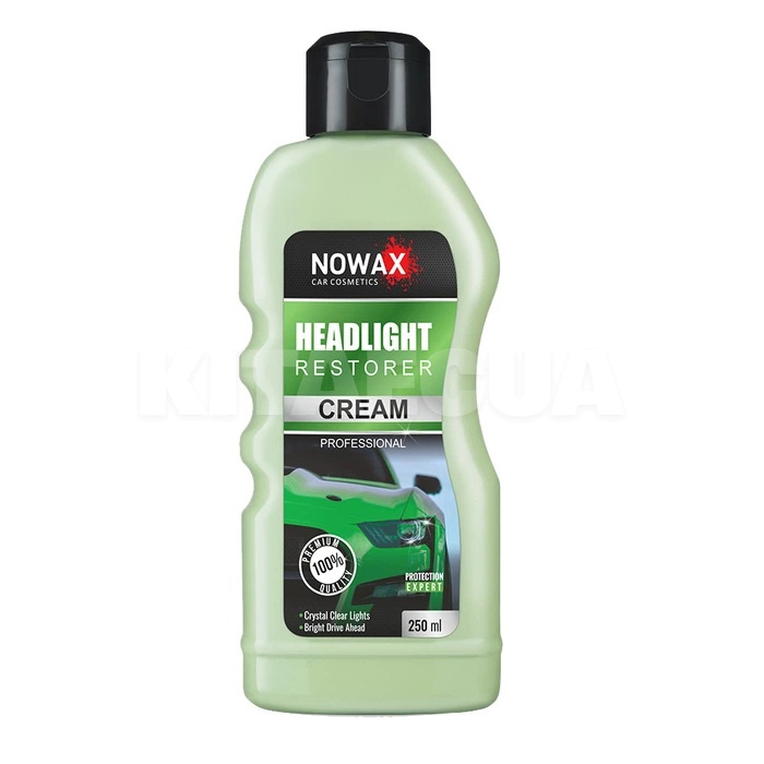 Поліроль-реставратор фар Headlight Restorer Cream 250 мл NOWAX (NX25248)