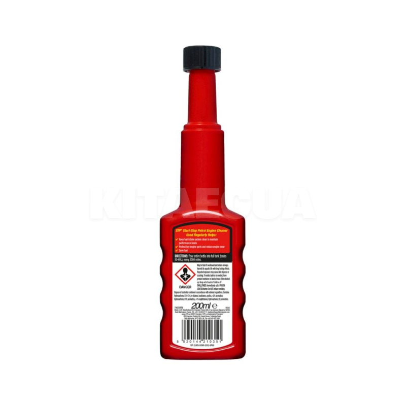 Присадка-очиститель для бензинового двигателя 200мл Start-Stop Petrol Engine Cleaner STP (E302013200) - 2