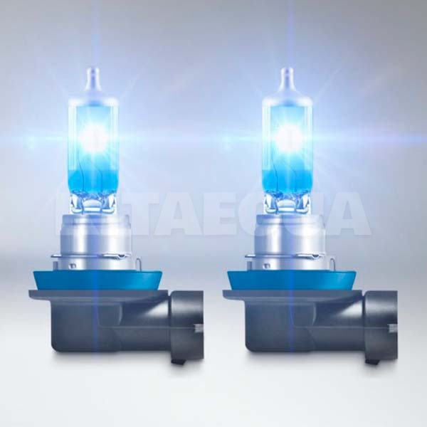 Галогенні лампи H11 55W 12V Cool Blue +100% комплект Osram (64211CBN-HCB-Osram) - 2