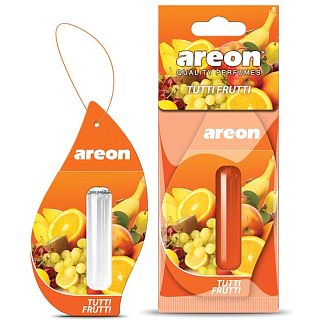 Ароматизатор Mon Liquid Tutti Frutti "тутти фрутти" 5мл жидкий листик AREON