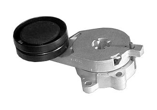 Натягувач ременя генератора з роликом (пластик) 