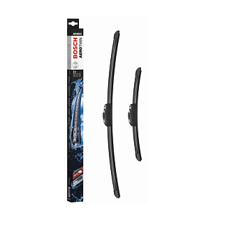 Щітка склоочисника (двірник) 600/340мм безкаркасна Bosch