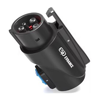 Переходник Guwieyg 7.4 кВт 32А 1-фаза Type Tesla (станция) - Type 1 (американское авто) GUWIEYG