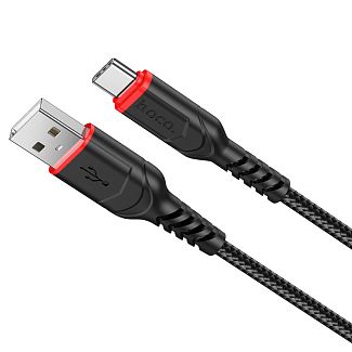 Кабель USB Type-C 3A X59 1м чорний HOCO