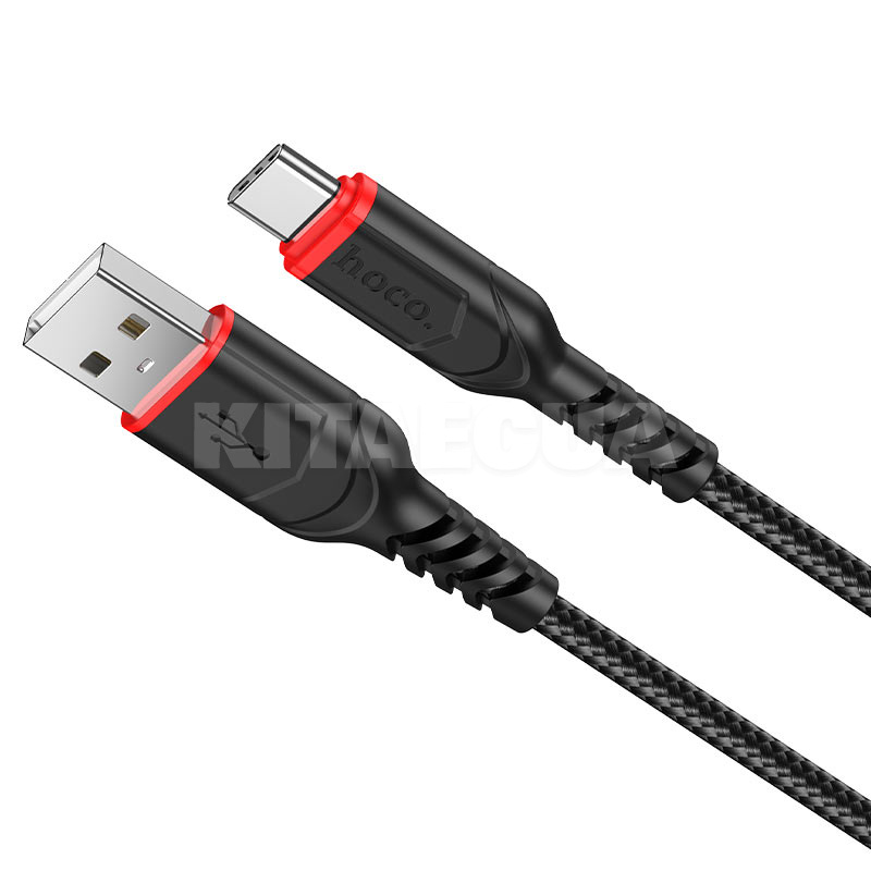 Кабель USB - Type-C 3A X59 1м черный HOCO (6931474744920)