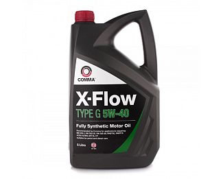 Масло моторное синтетическое 5л 5W-40 X-FLOW TYPE G COMMA