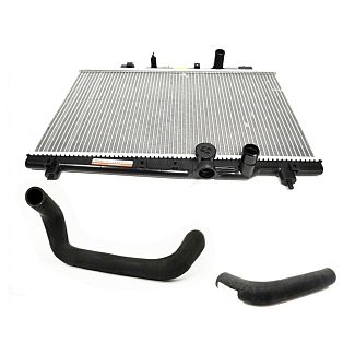 Радіатор охолодження з патрубками 1.5L KLM Autoparts