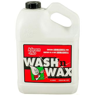 Автошампунь WASH'N WAX Liquid 4л концентрат з воском KLEEN-FLO