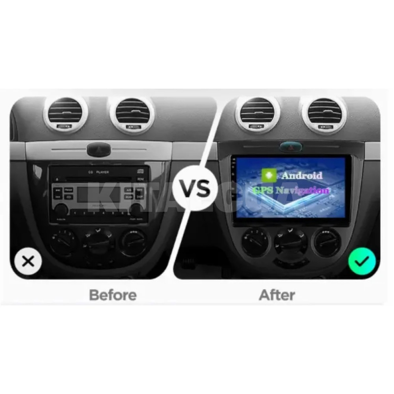 Штатна магнітола X1 2+32Gb 10" Chevrolet Lacetti J200 2013-2015 (F1) Teyes (26755) - 3