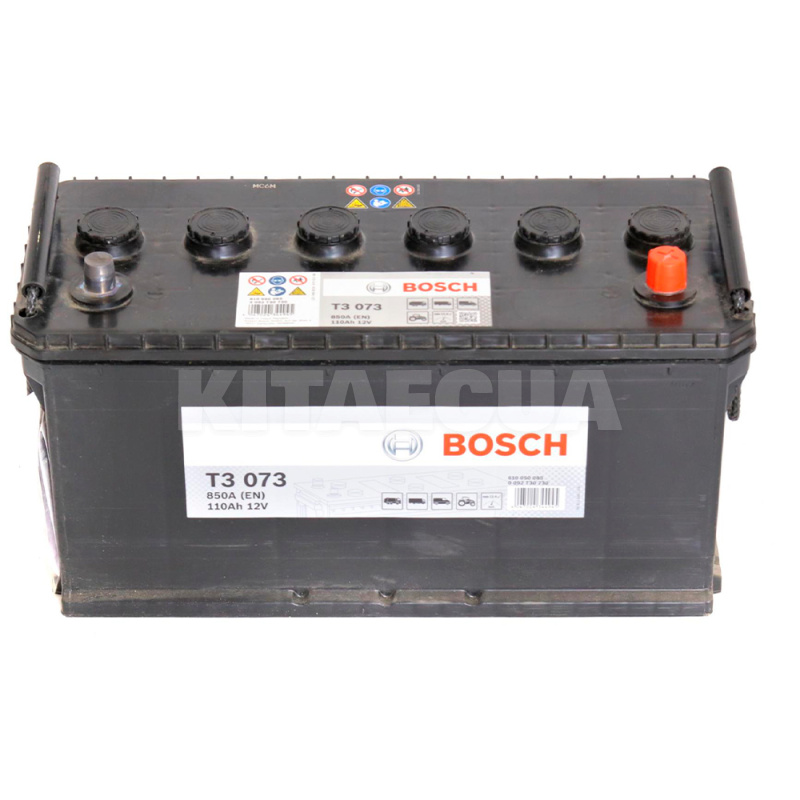 Аккумулятор автомобильный T3 073 110Ач 850А "+" справа Bosch (0 092 T30 730)