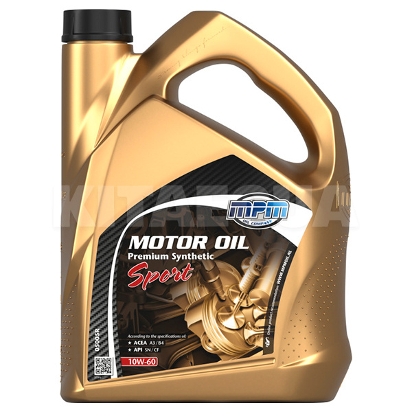 Масло моторне синтетичне 5л 10W-60 Sport MPM (MPM_05005R)